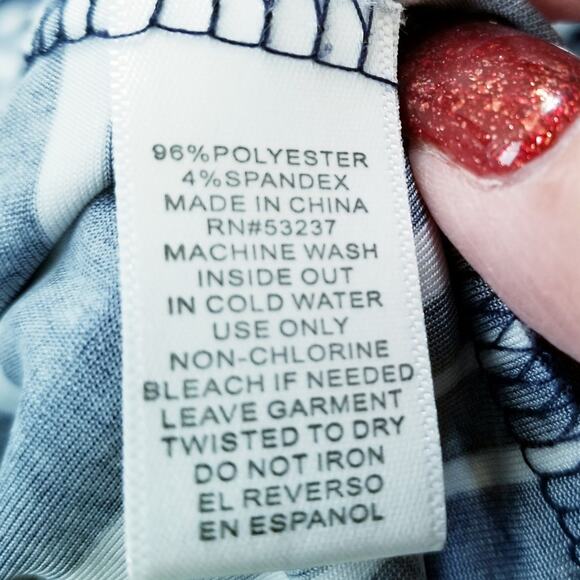 Mlle Gabrielle Career Casual Sheath Multicolor Knee Length Dress 3/4 Sleeve Sz M - Picture 8 of 9